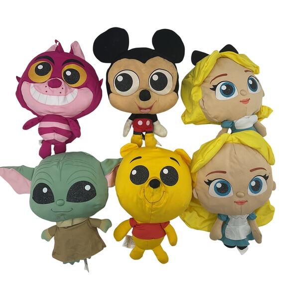 Disney Doorables Other - Preowned Disney & Star Wars Character Plush Doorables Mixed Lot - Multicolor
